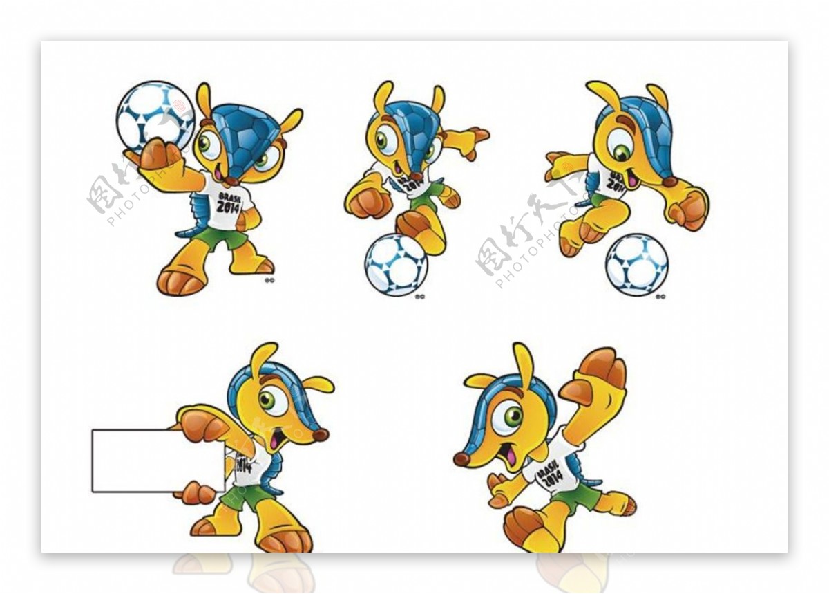 巴西世界杯吉祥物组图图片