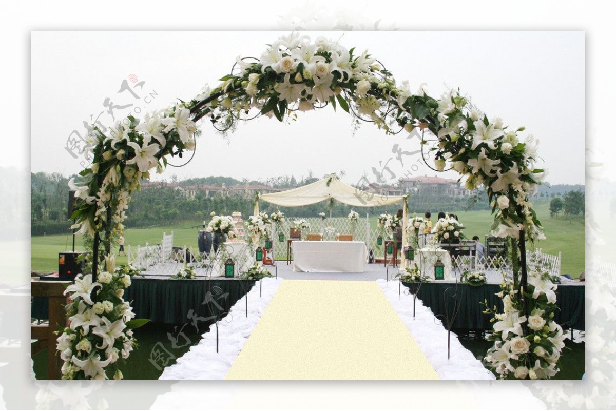 酒店婚礼布置高清图片下载-正版图片500544778-摄图网