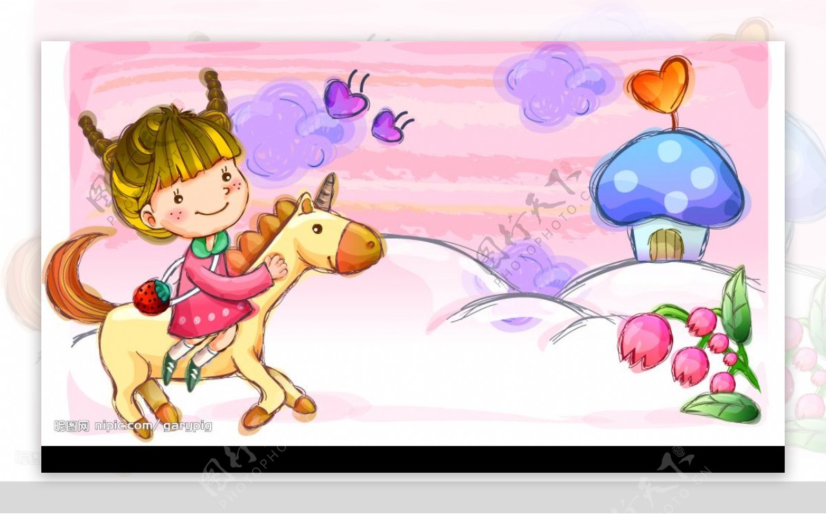 2007最新超可爱儿童插画图片
