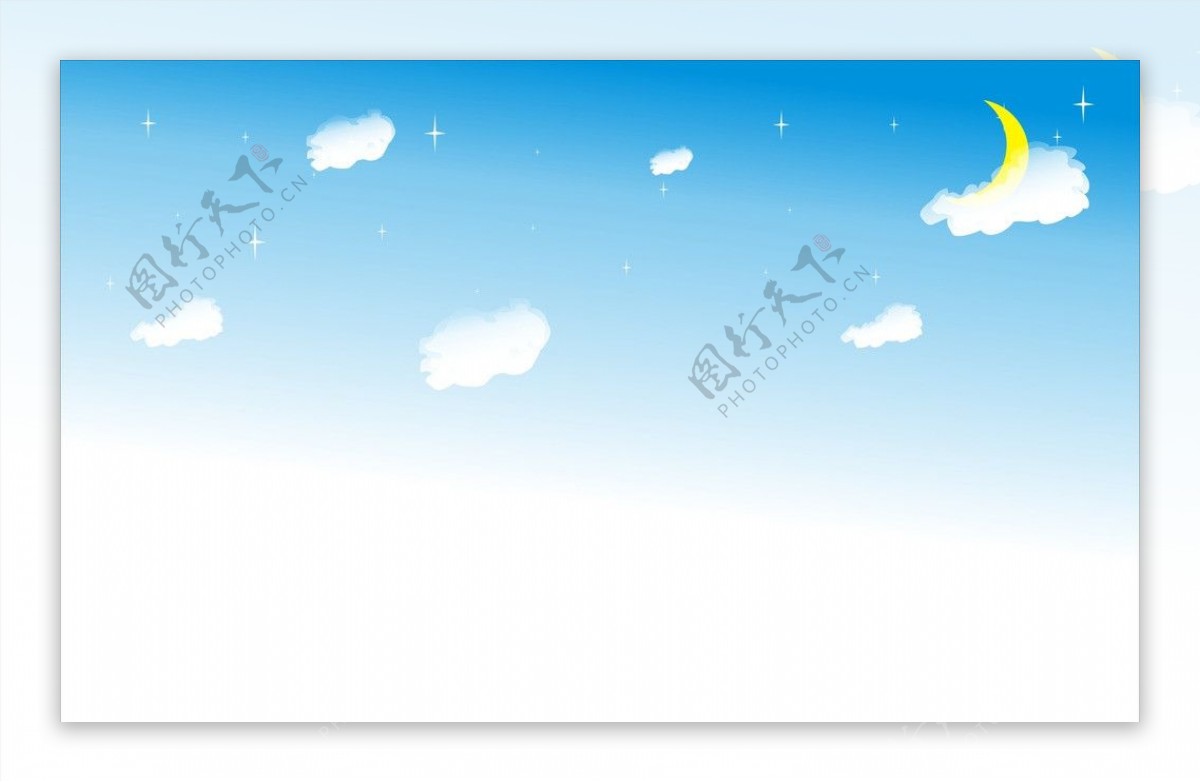 蓝天白云封面图片