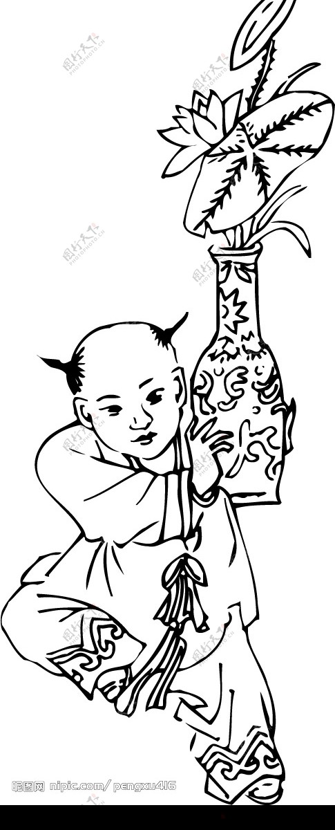中国古代儿童026图片