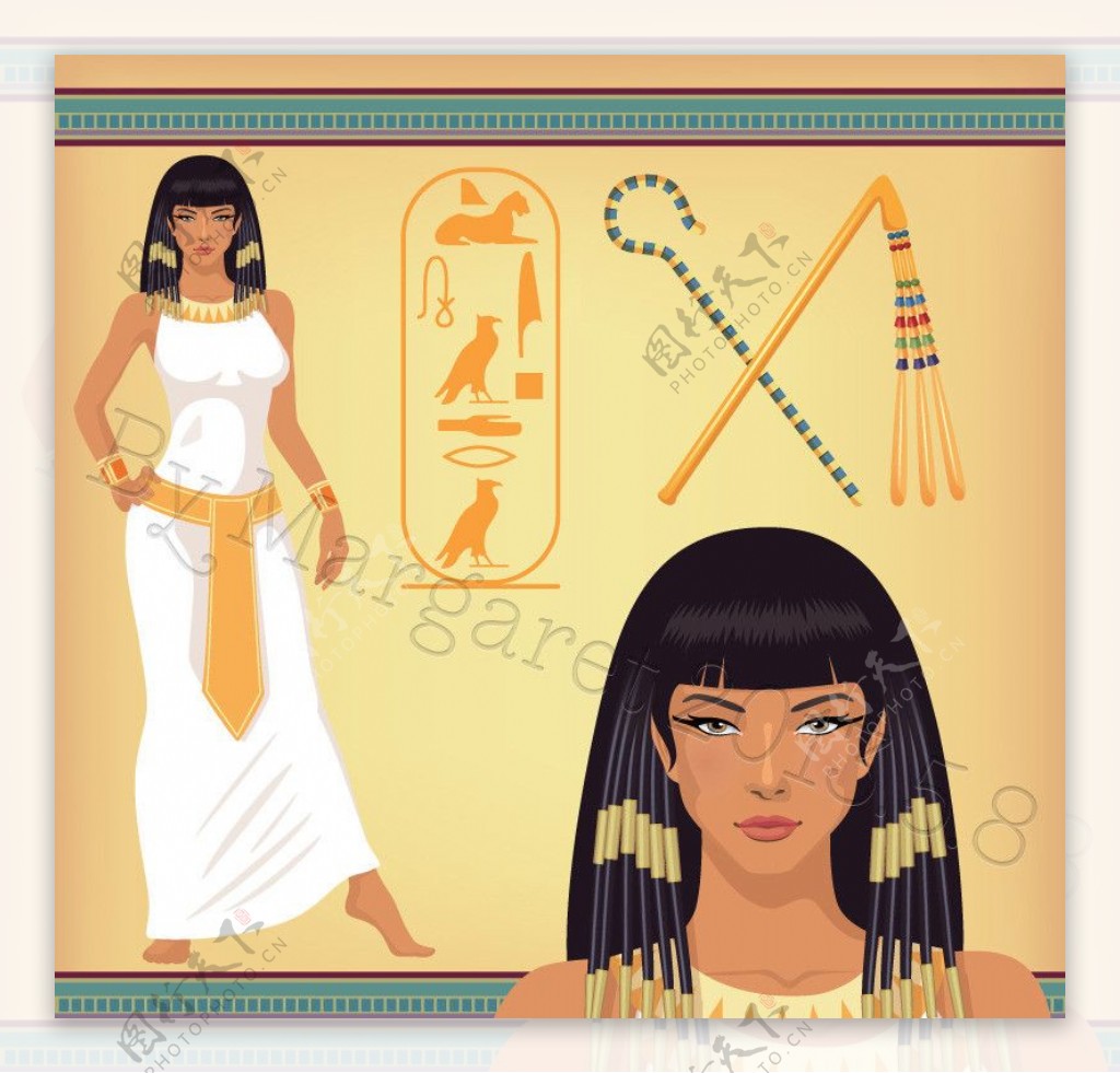 埃及少女图片