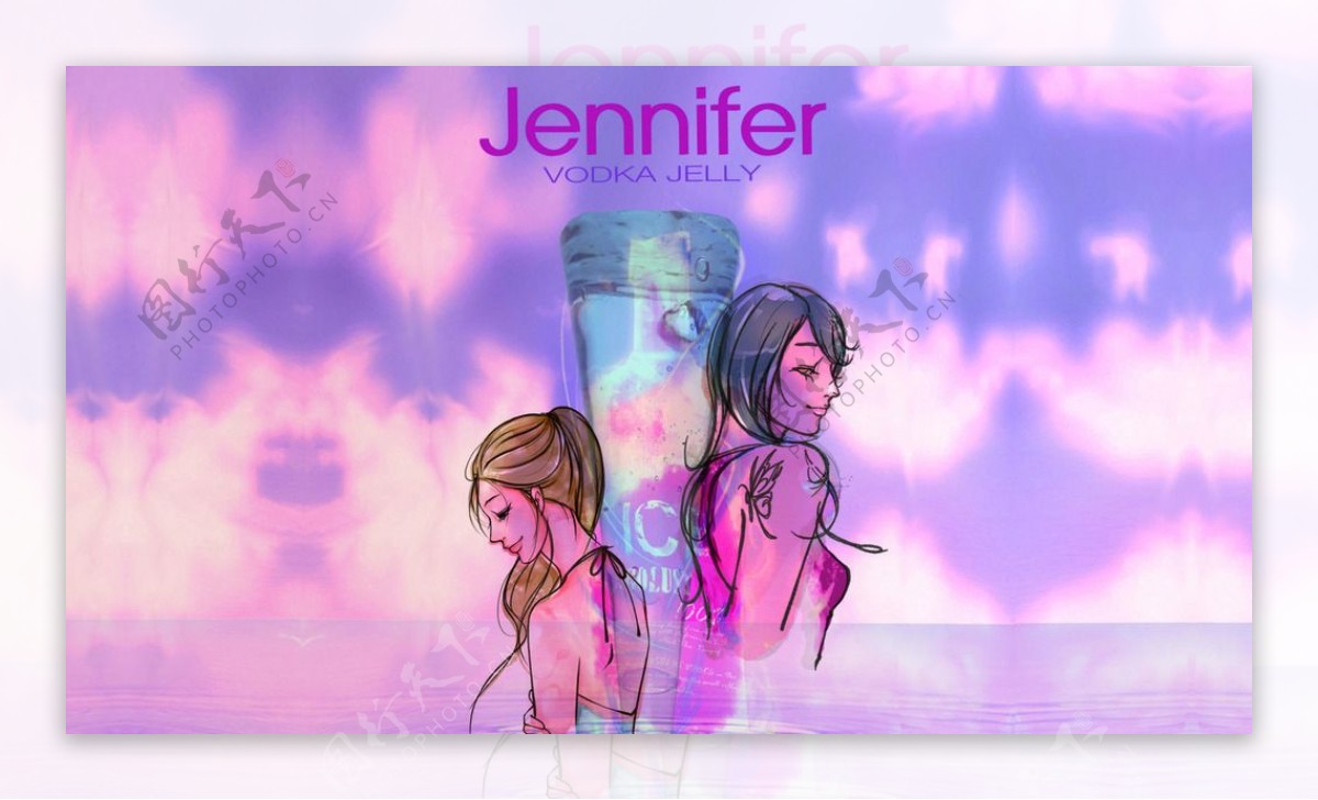 Jennifer插画图片