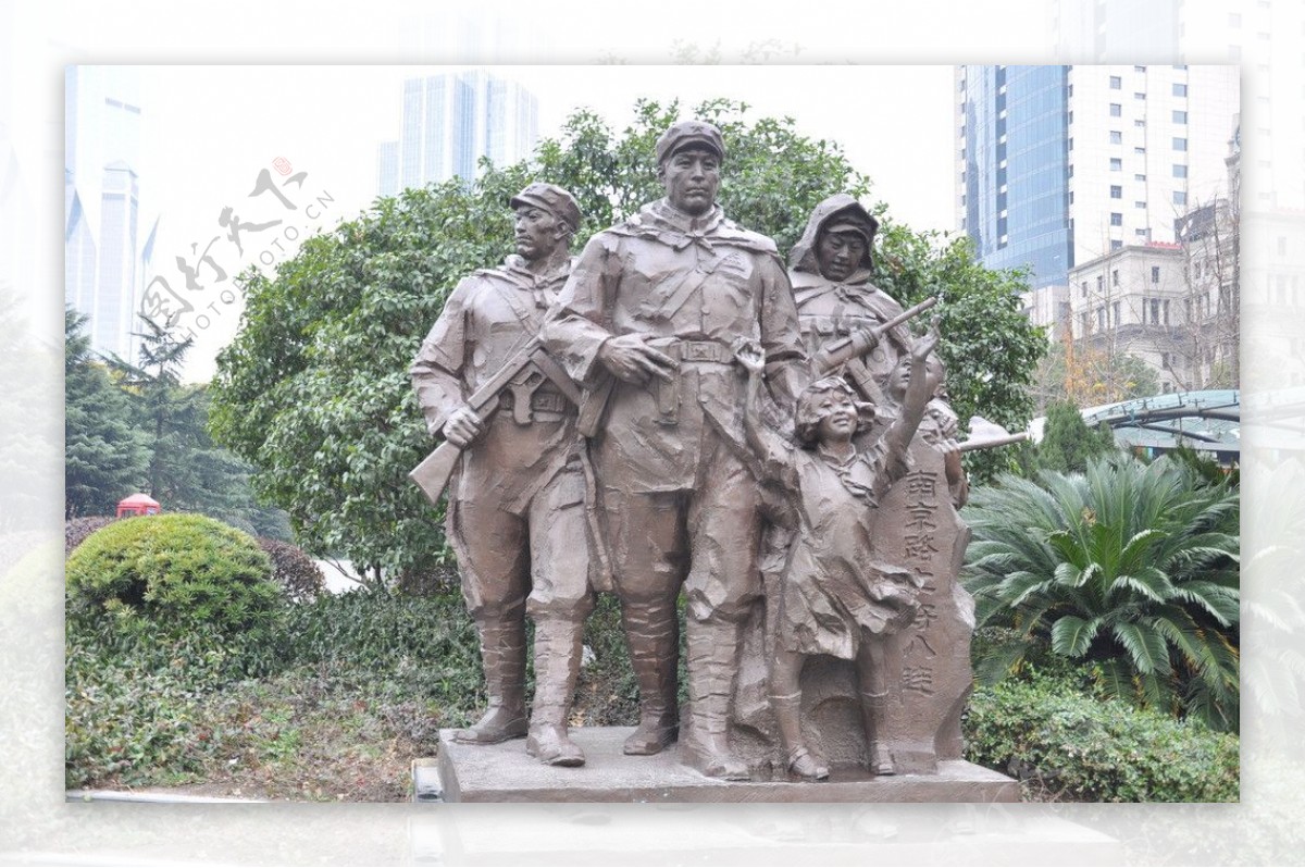 南京路雕塑雕塑图片
