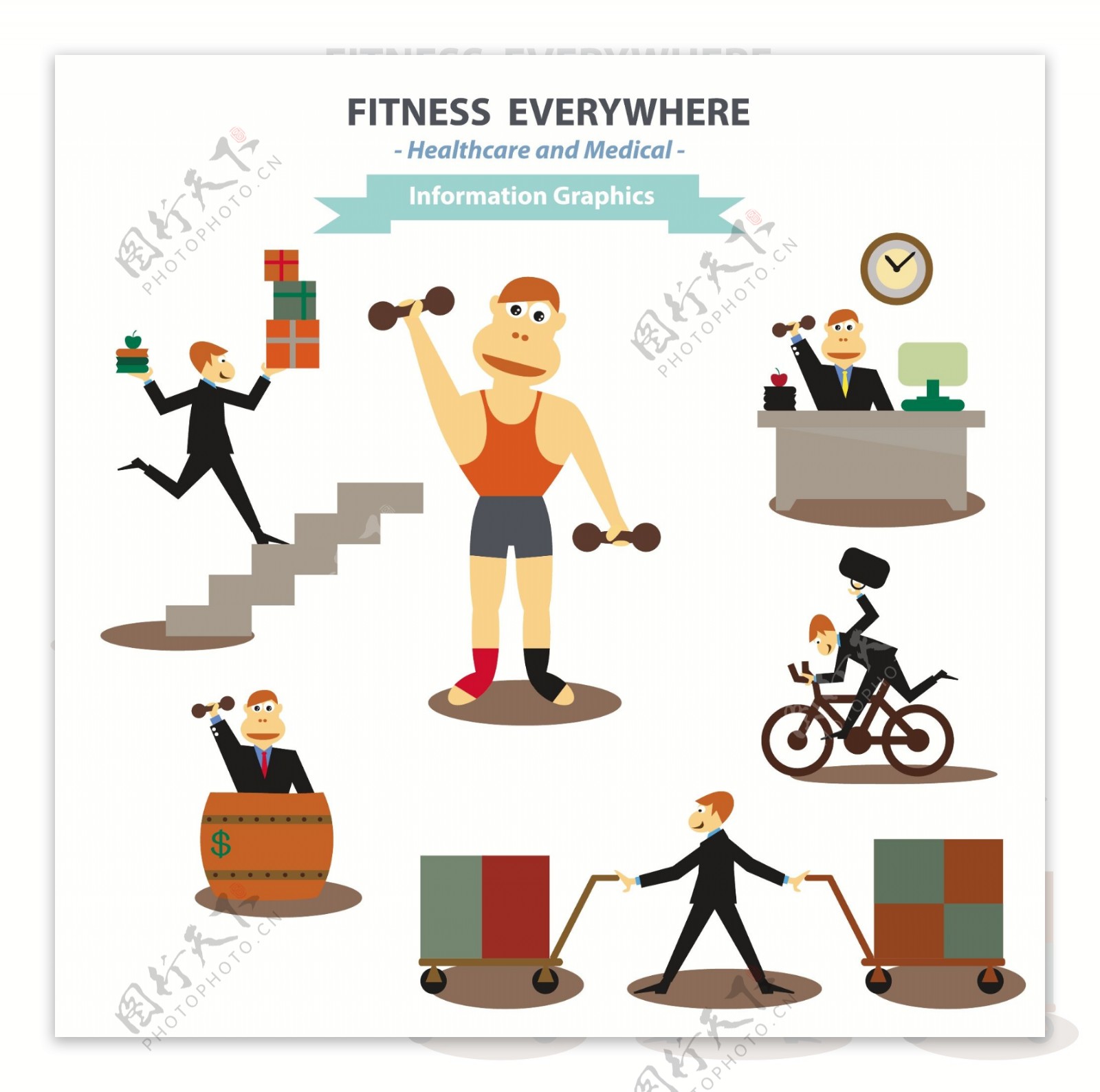 健身健美锻炼身体图片