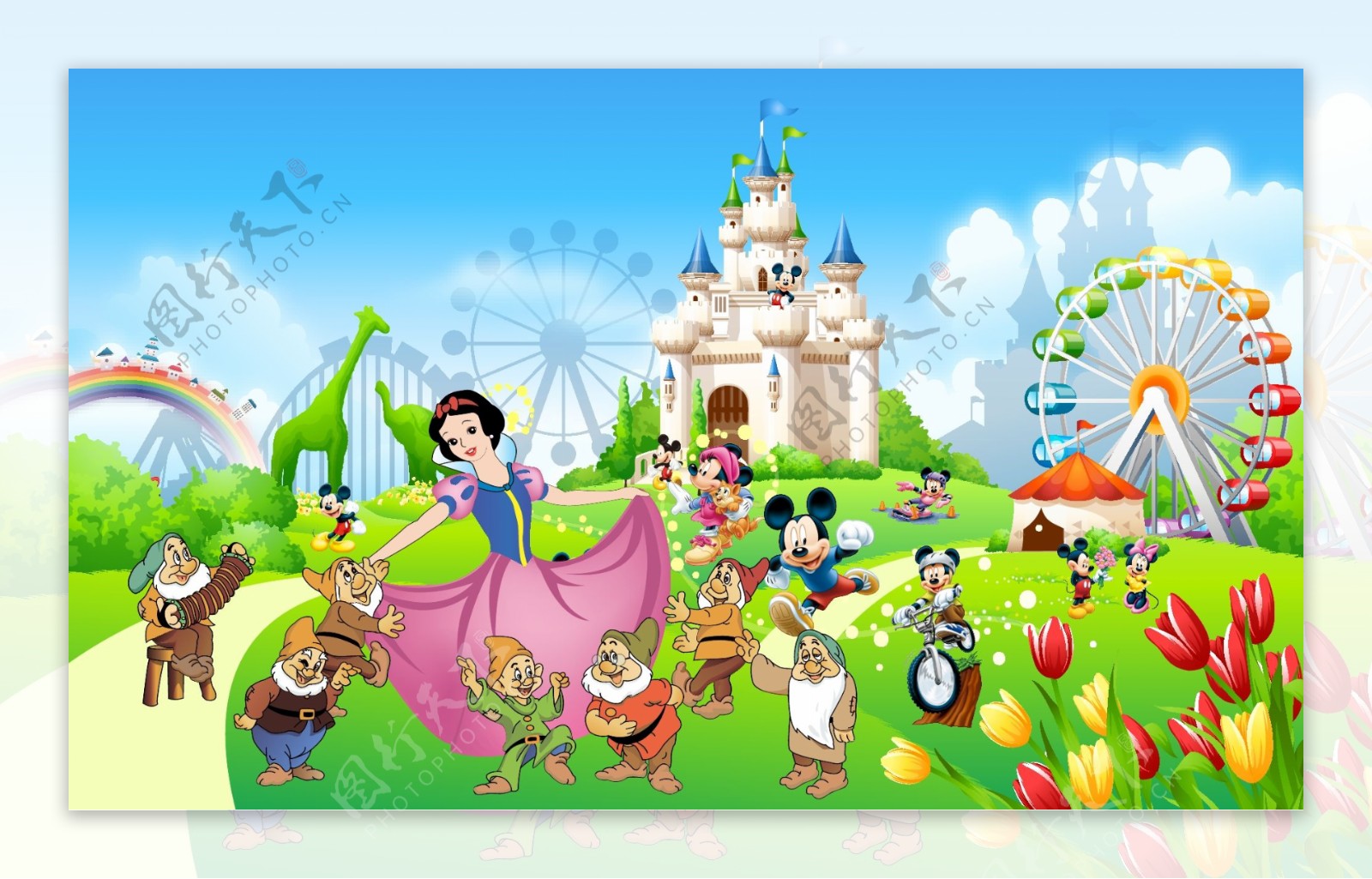 迪士尼欢乐童话世界图片