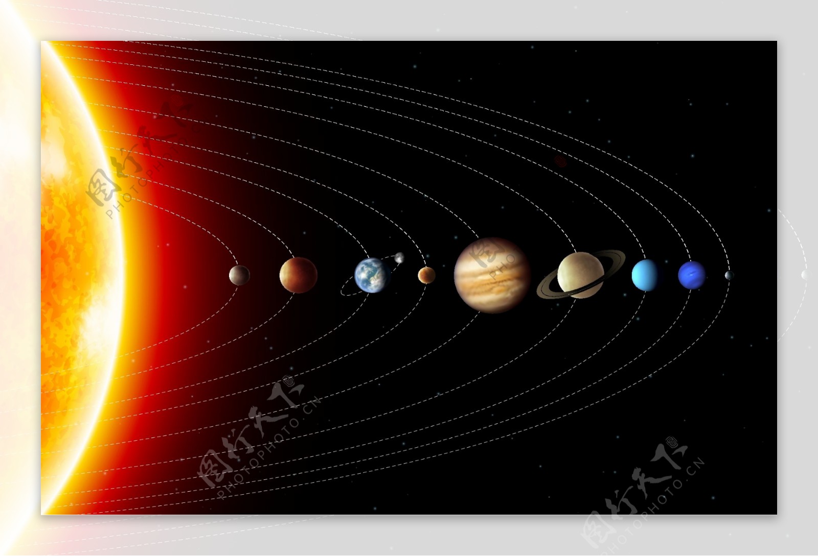 太阳系图片