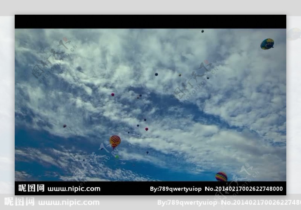 动态气球视频素材