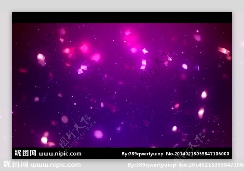 紫色星光背景视频素材