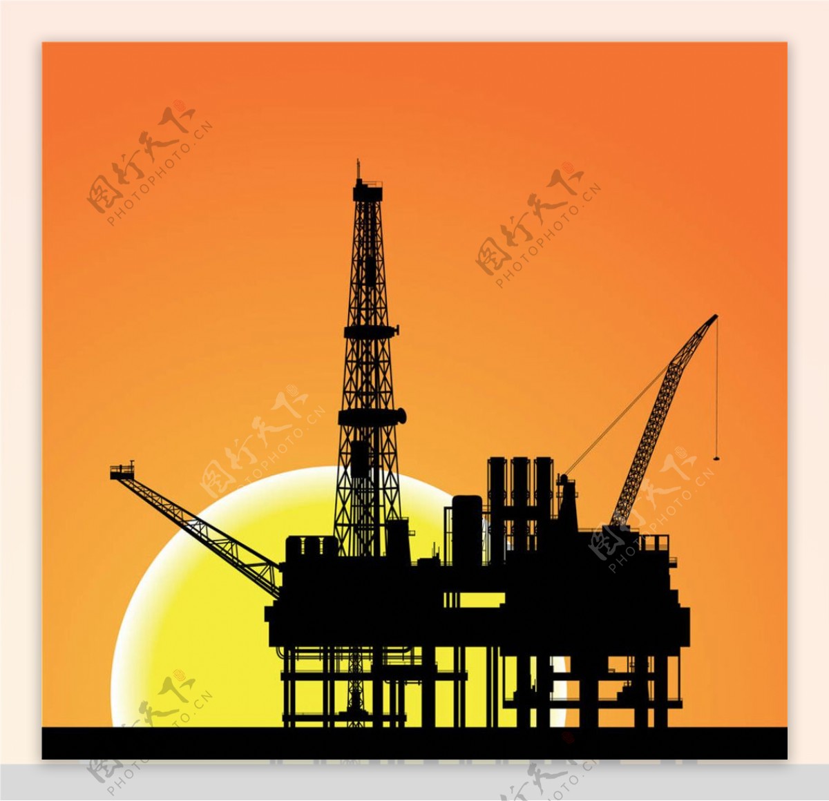 石油天然气生产图片