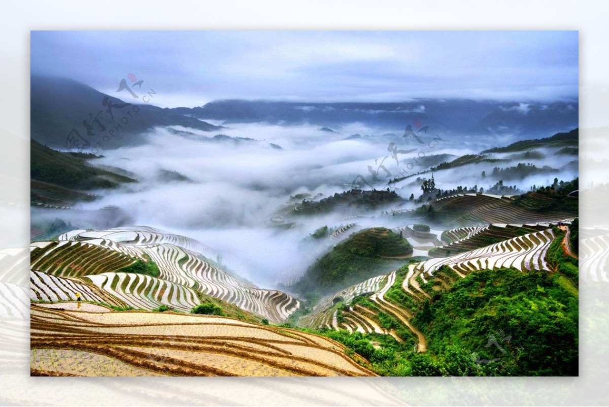 桂林龙脊梯田景区图片