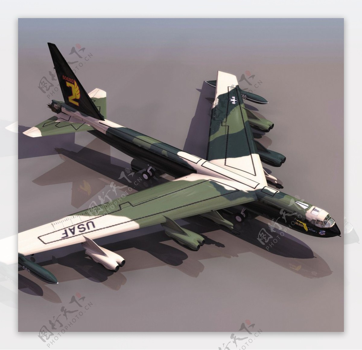 3D模型图库军事武器装备轰炸机图片