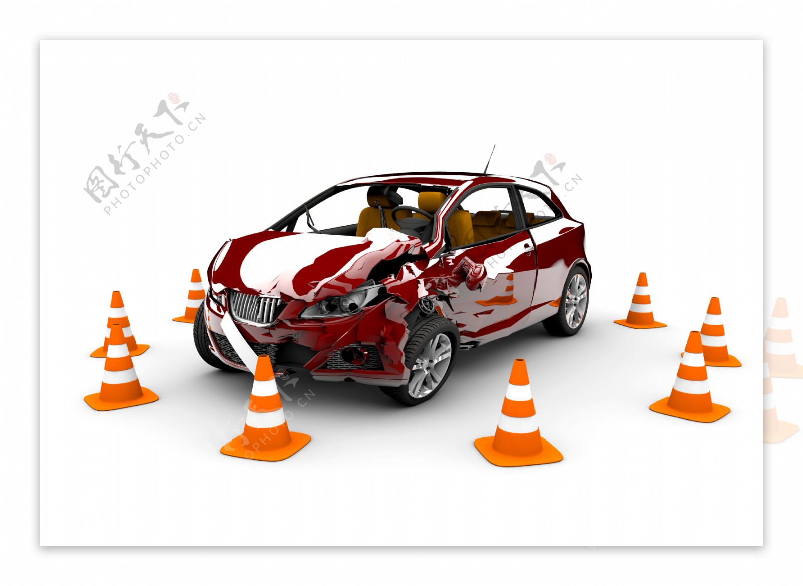 安全交通事故图图片
