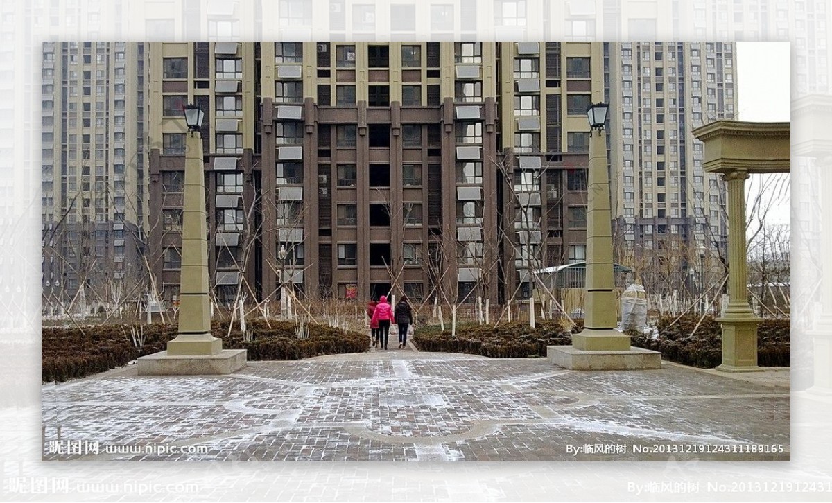 泉景园的小雪图片