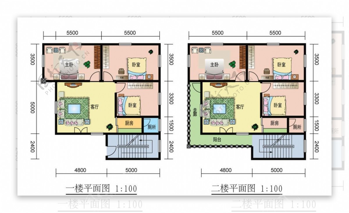 户型平面图图片