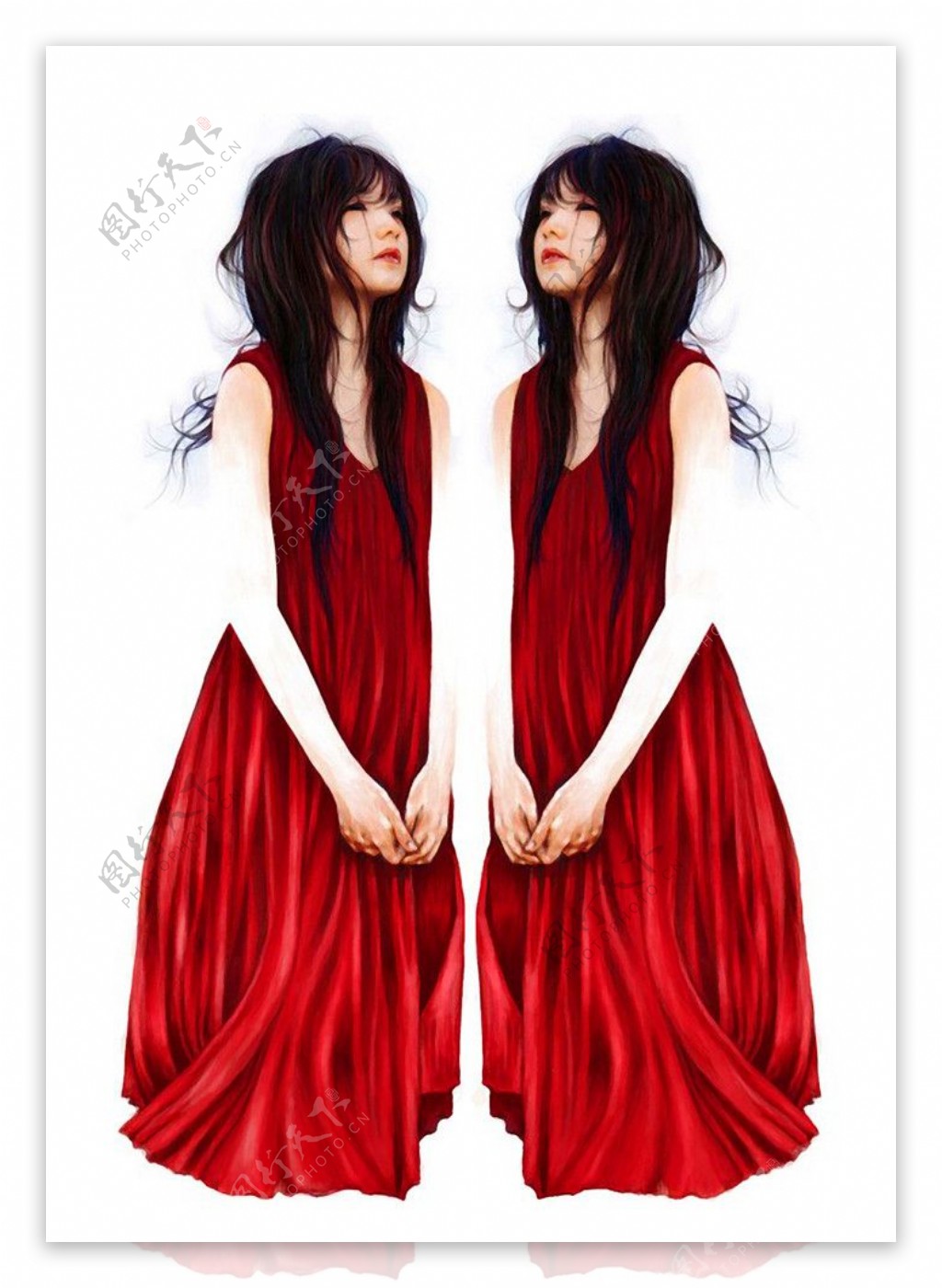 红裙图片