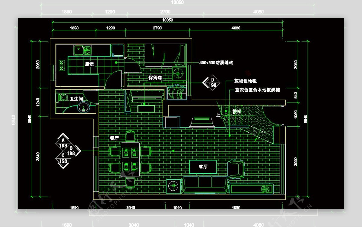 CAD之复式住宅图片