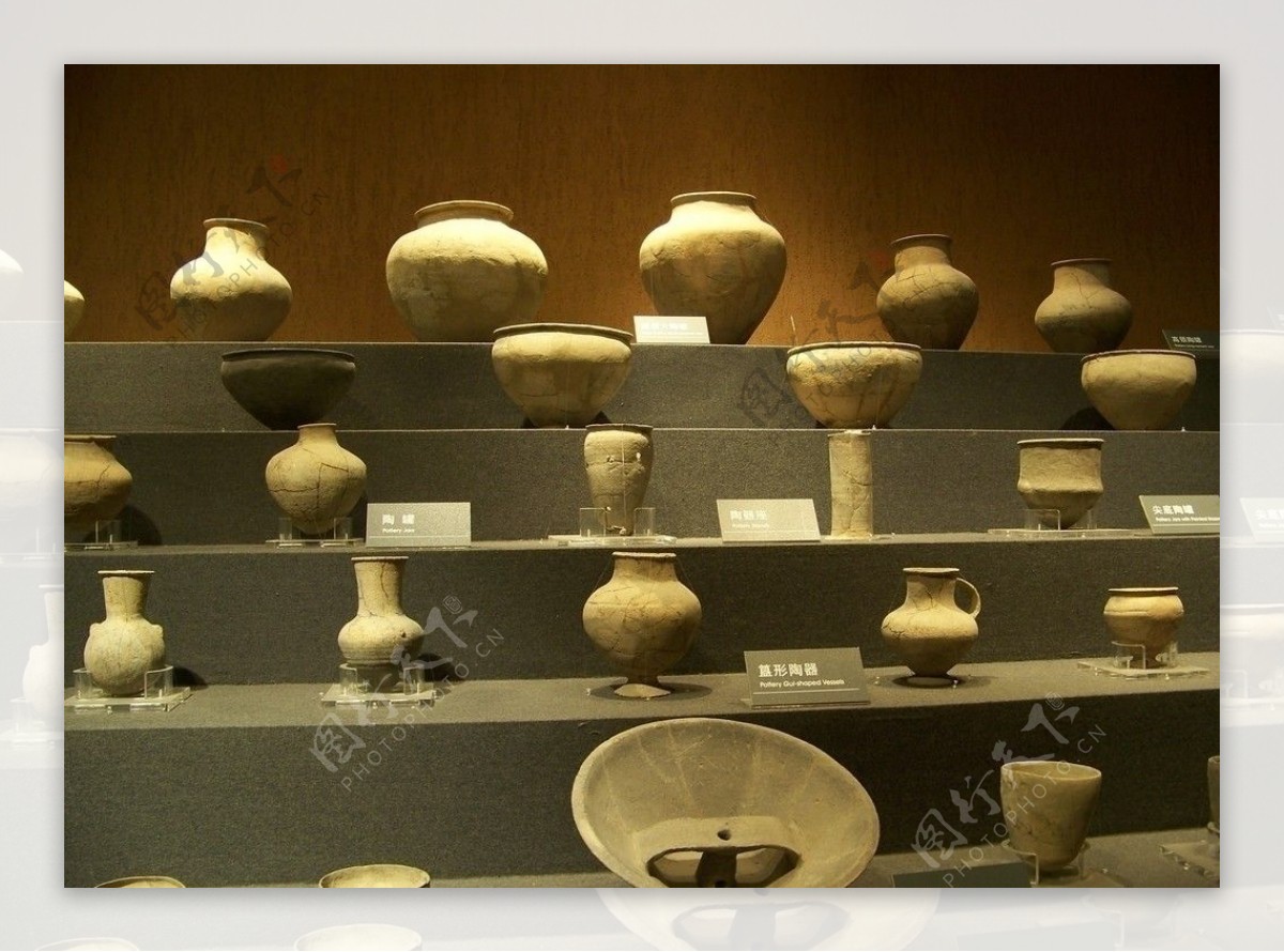 成都历史文化金沙陶器图片