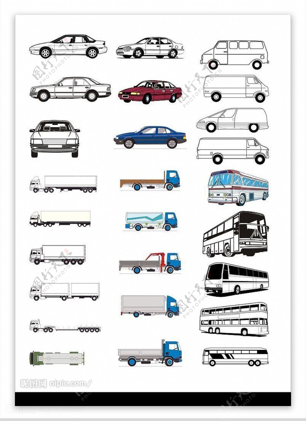 27款不同类型的车VI设计专用图片