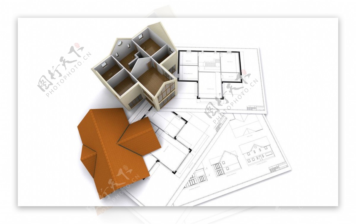 3D建筑室内设计建筑设计图片