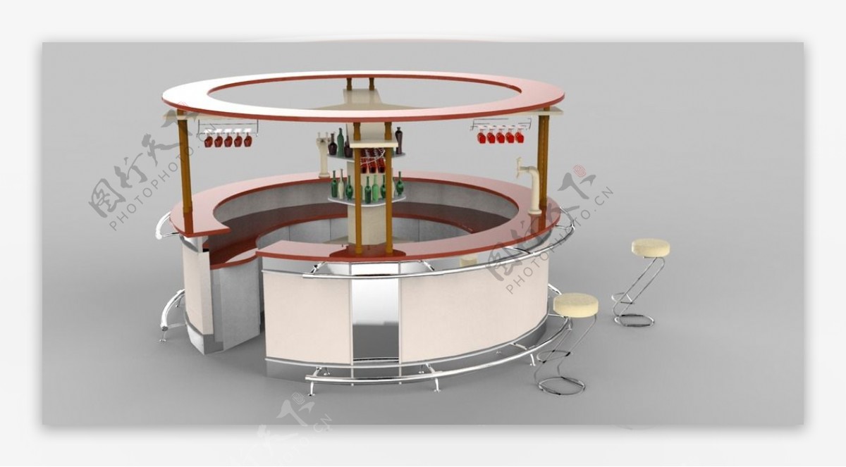 酒吧吧台图片