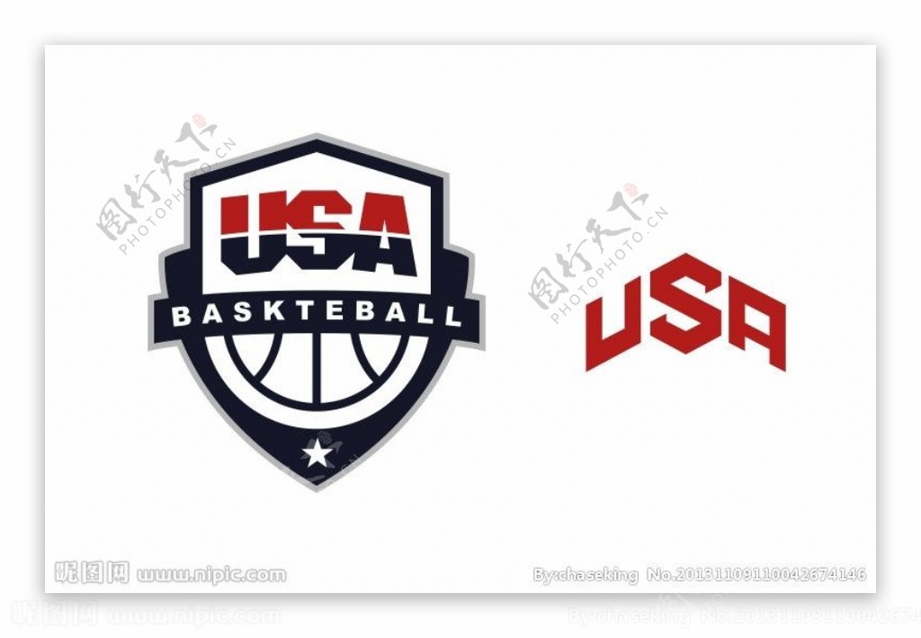 美国篮球国家队标志图片