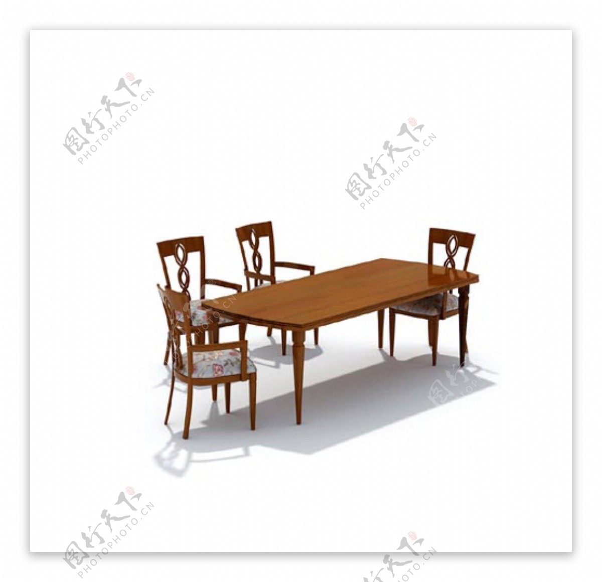 桌椅模型图片