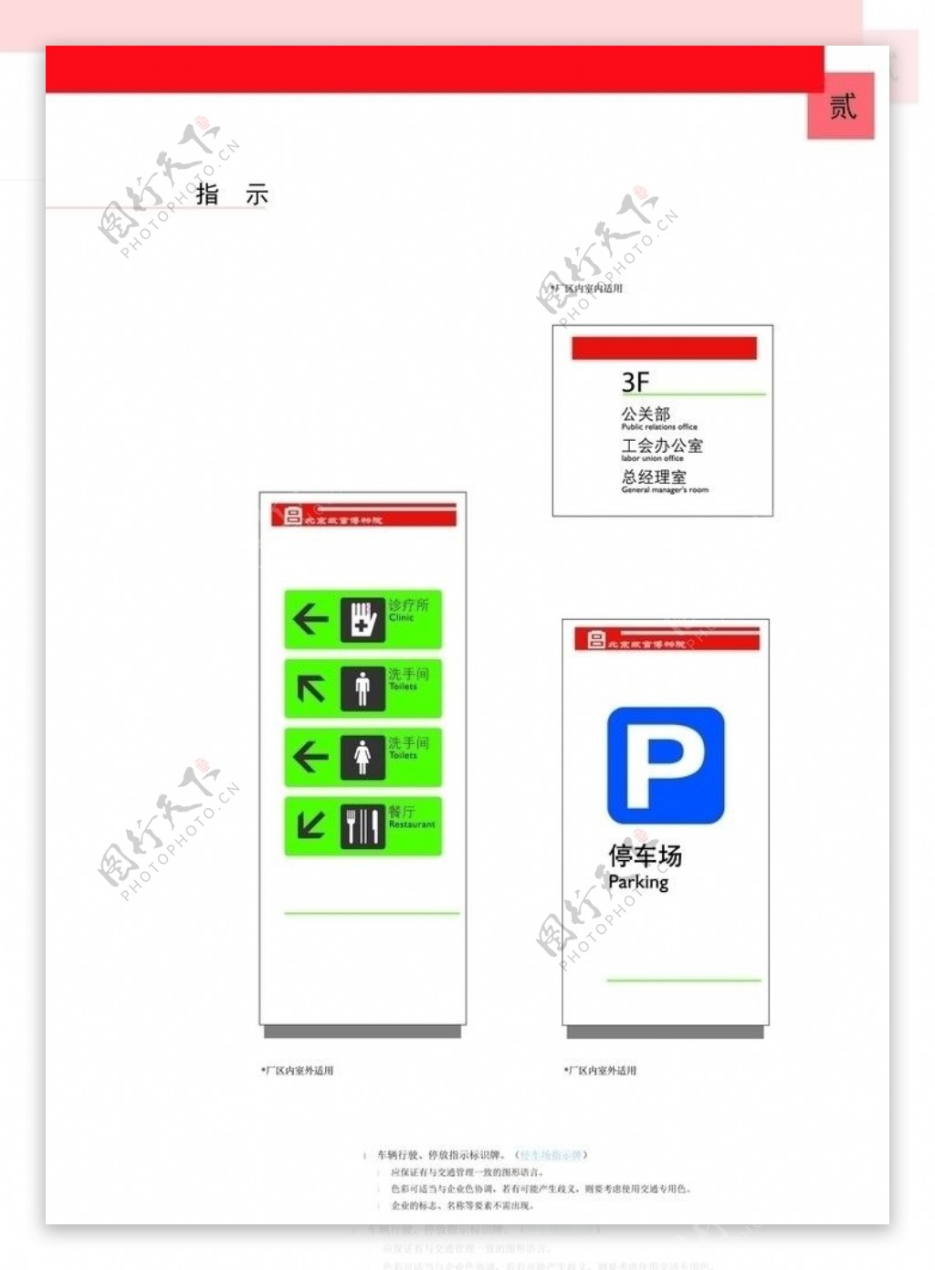 指示部分图片