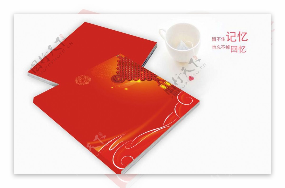 红色中国结封面图片
