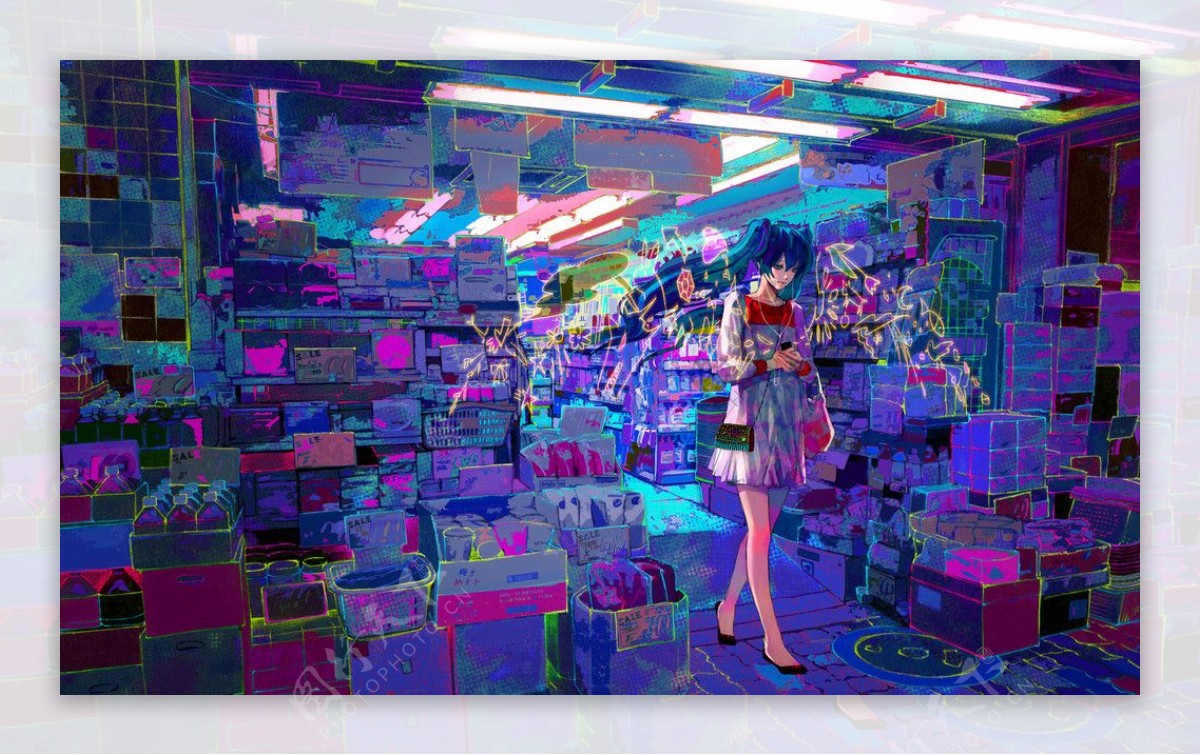 初音购物图片