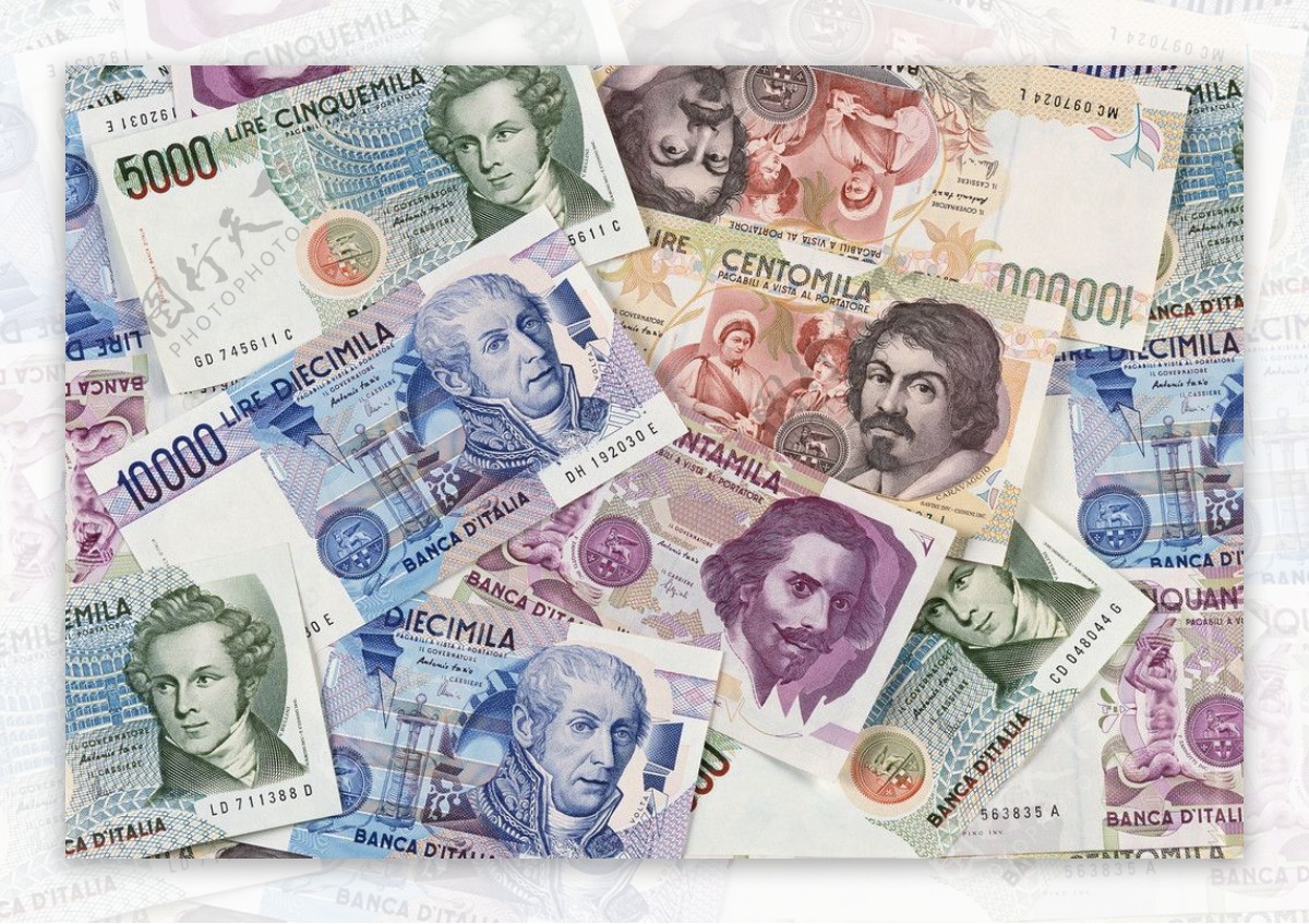 意大利货币里拉图片