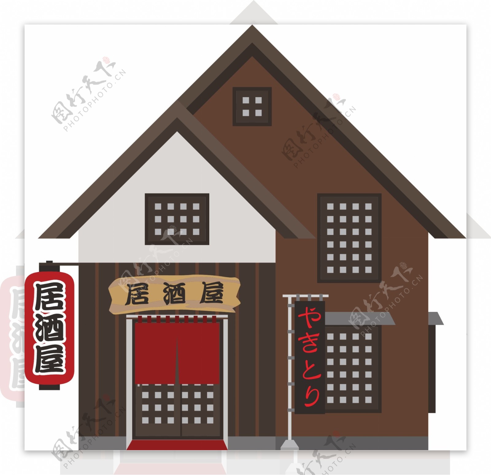 日本建筑居酒屋图片