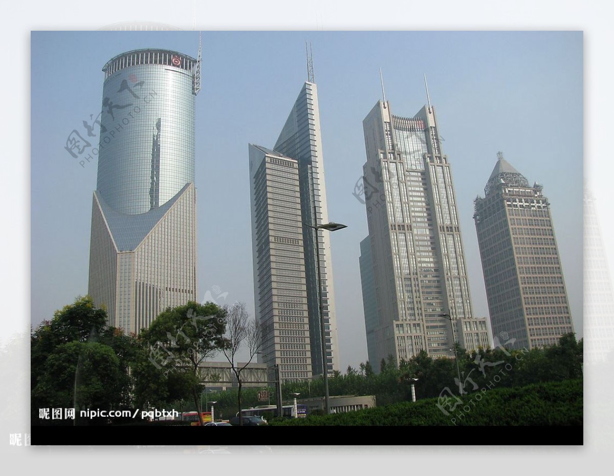 上海高楼群图片
