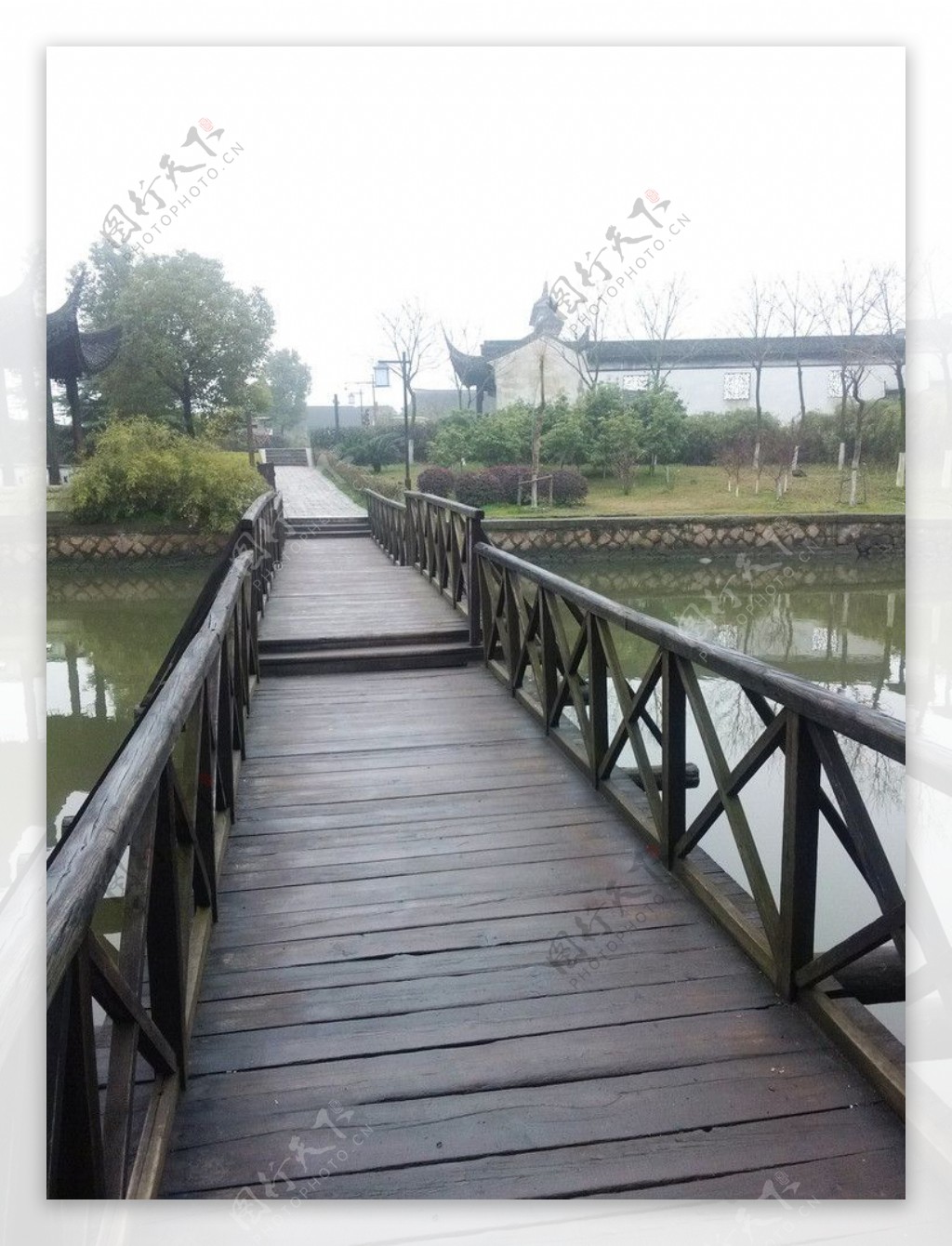 木桥图片