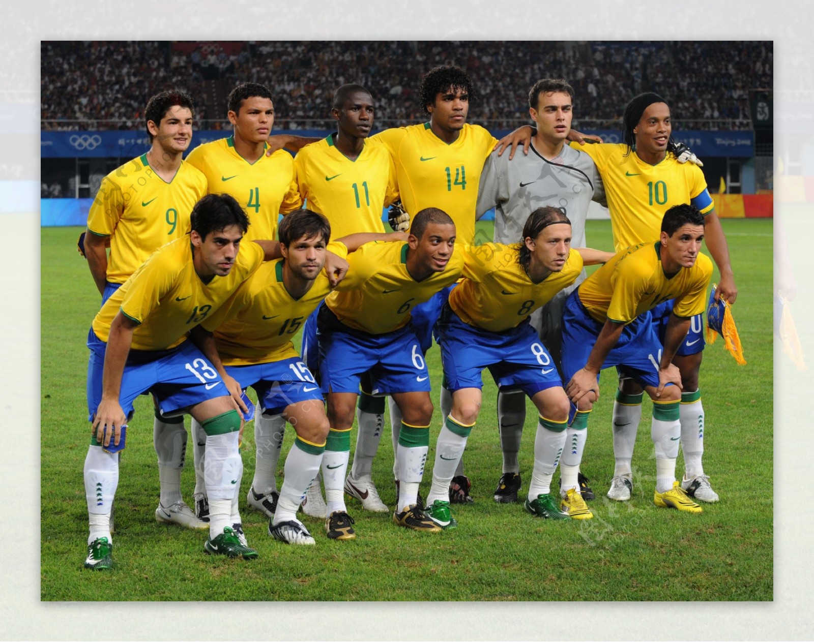 奥运会足球巴西队图片
