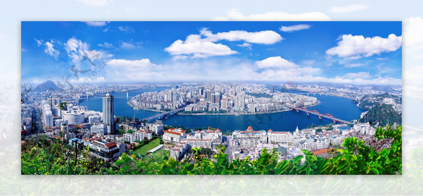 柳州全景图图片