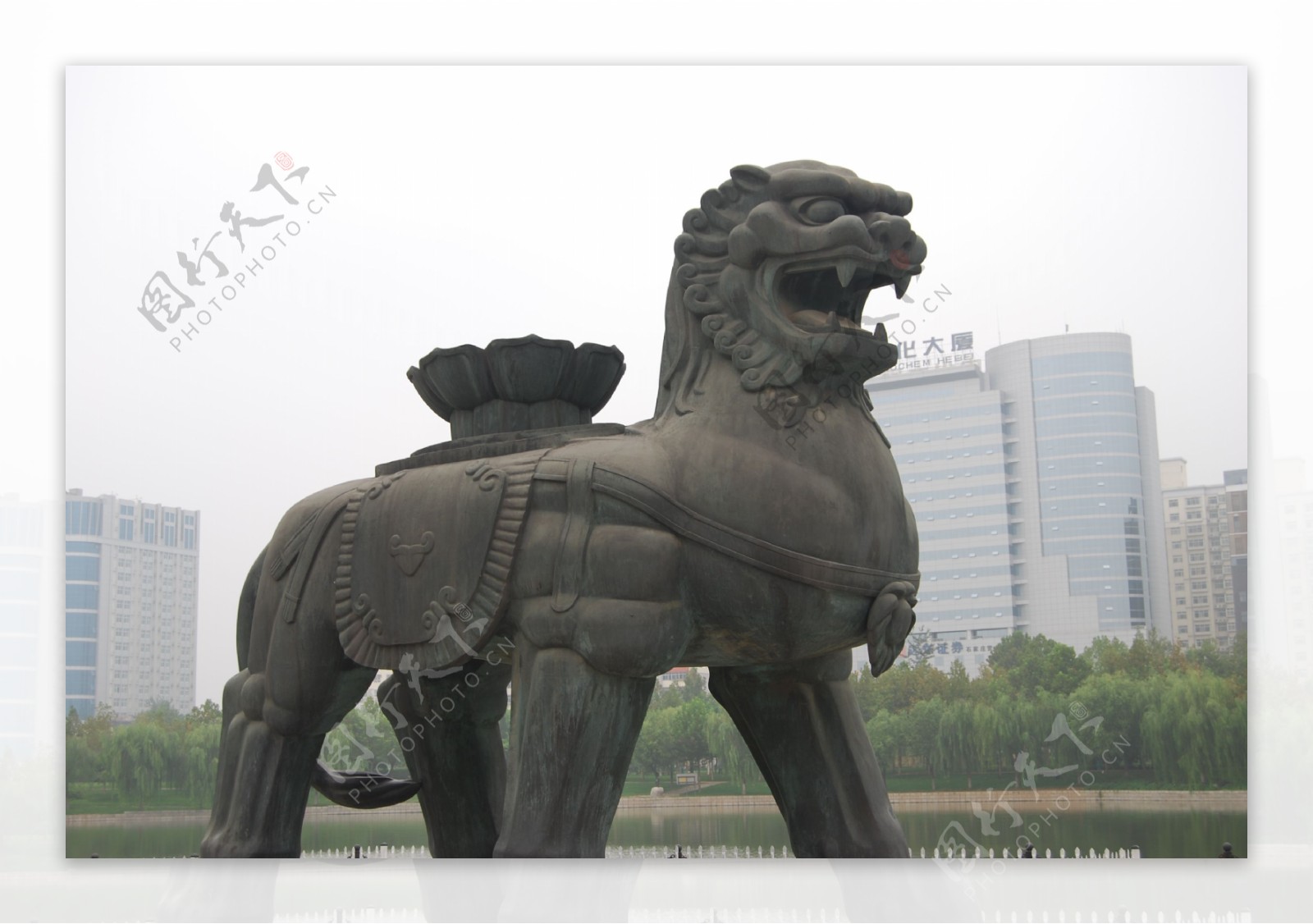 沧州铁狮子图片