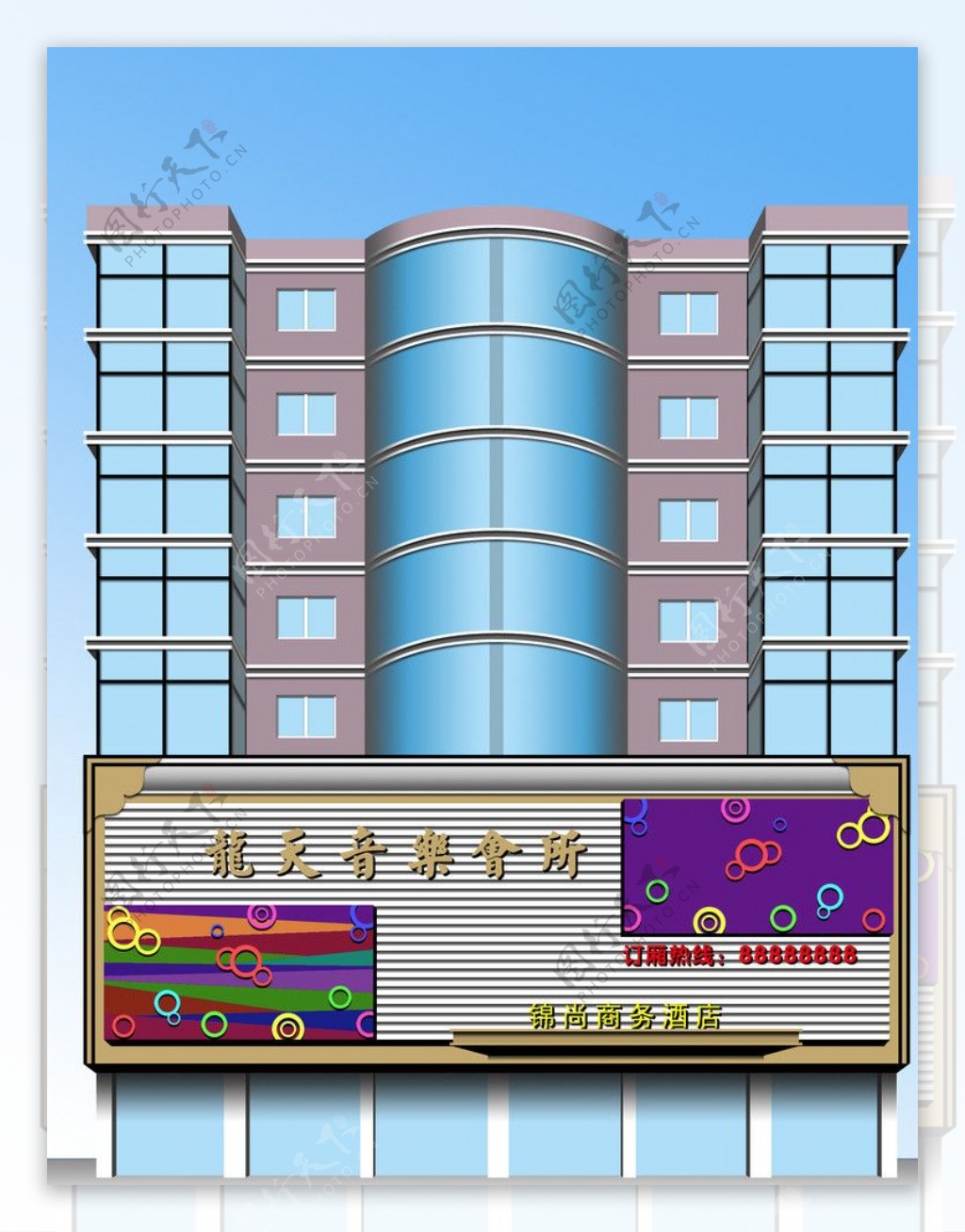 大楼外墙整体设计方案图片