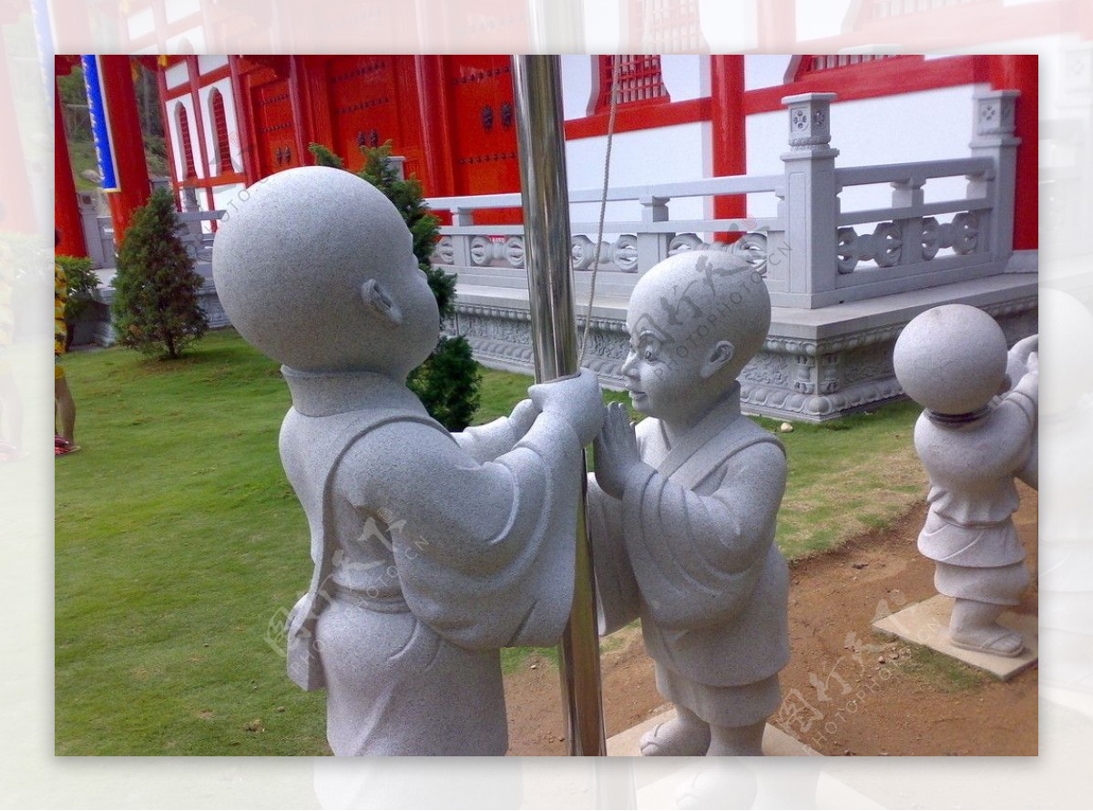 南山寺和尚雕塑图片