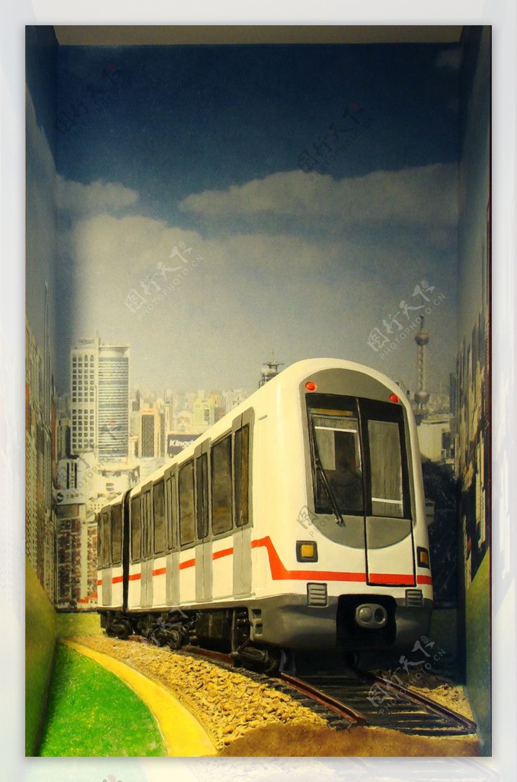 上海交通局轨道交通模型图片