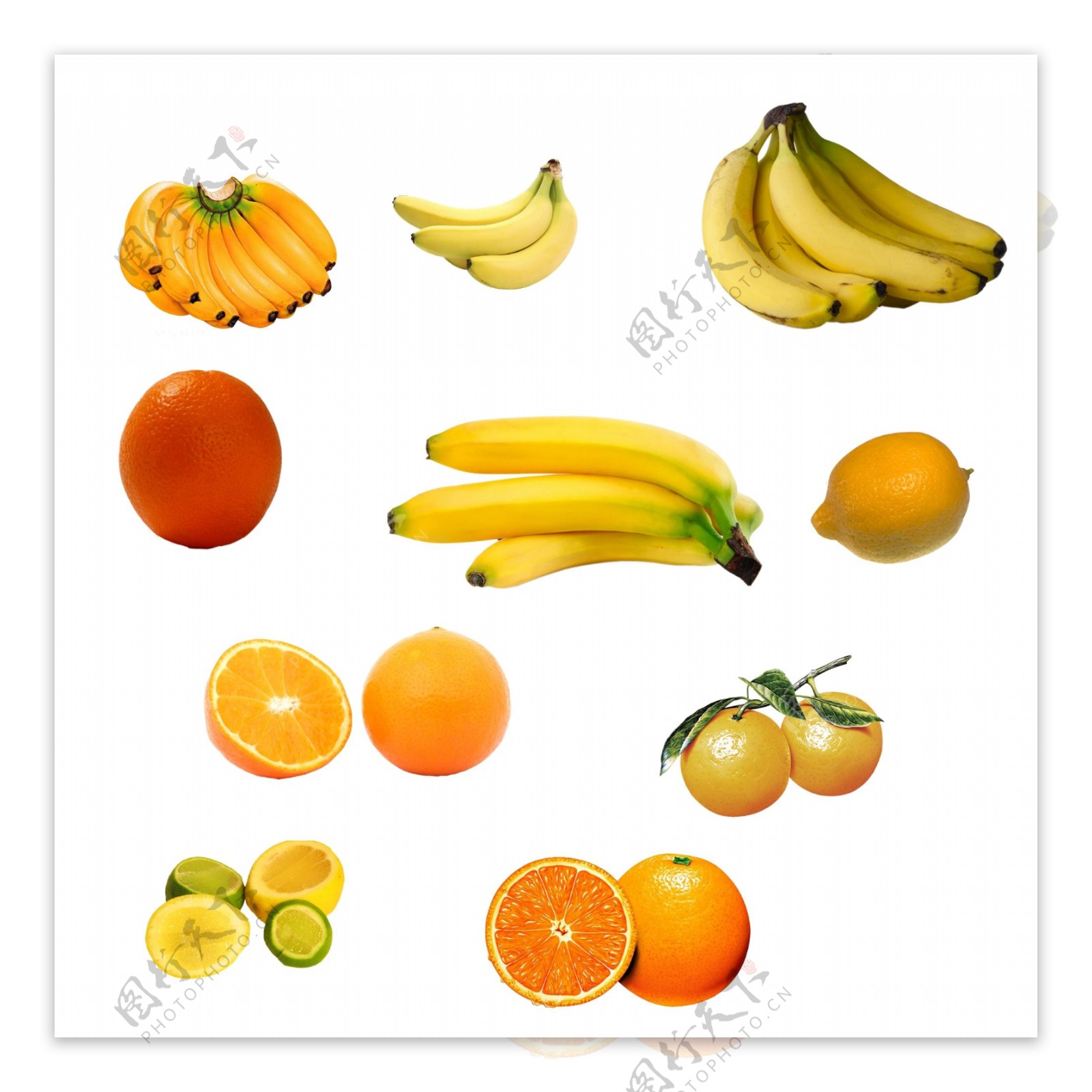香蕉橙子图片