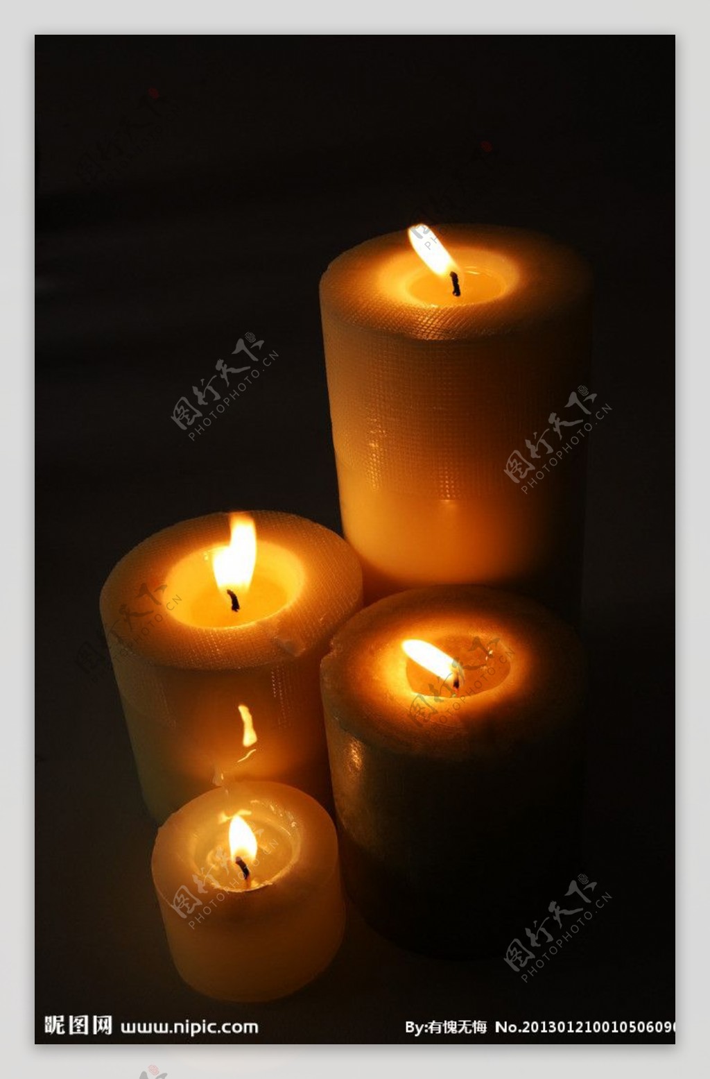 烛光蜡烛图片
