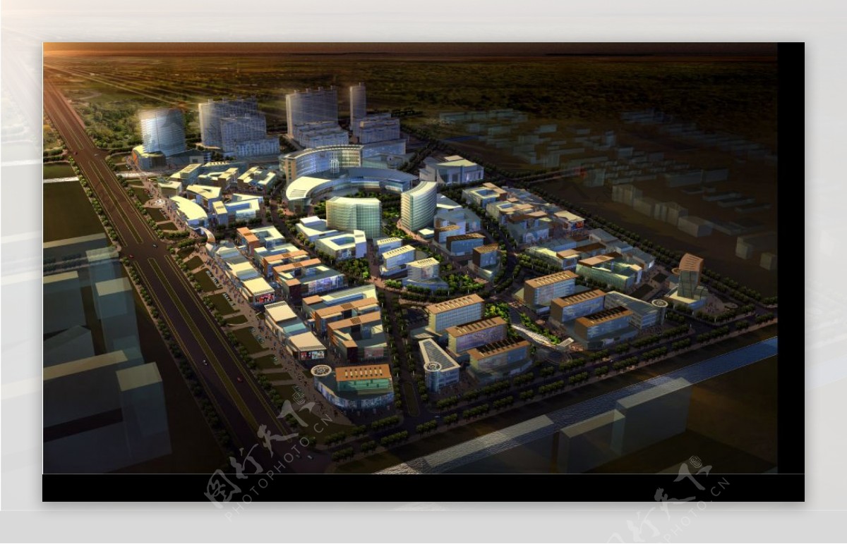 上海港城规划图图片