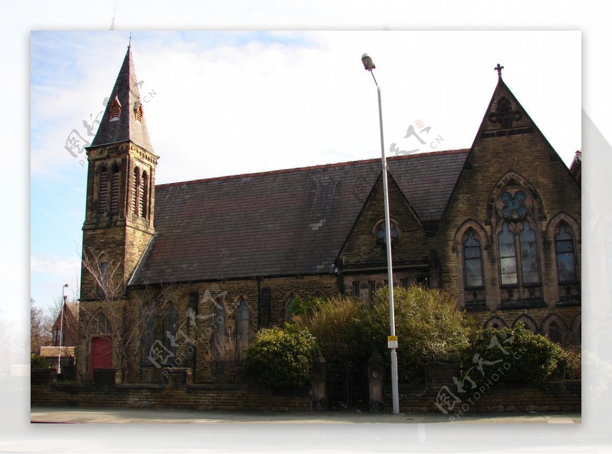 英国利物浦教堂风光图片