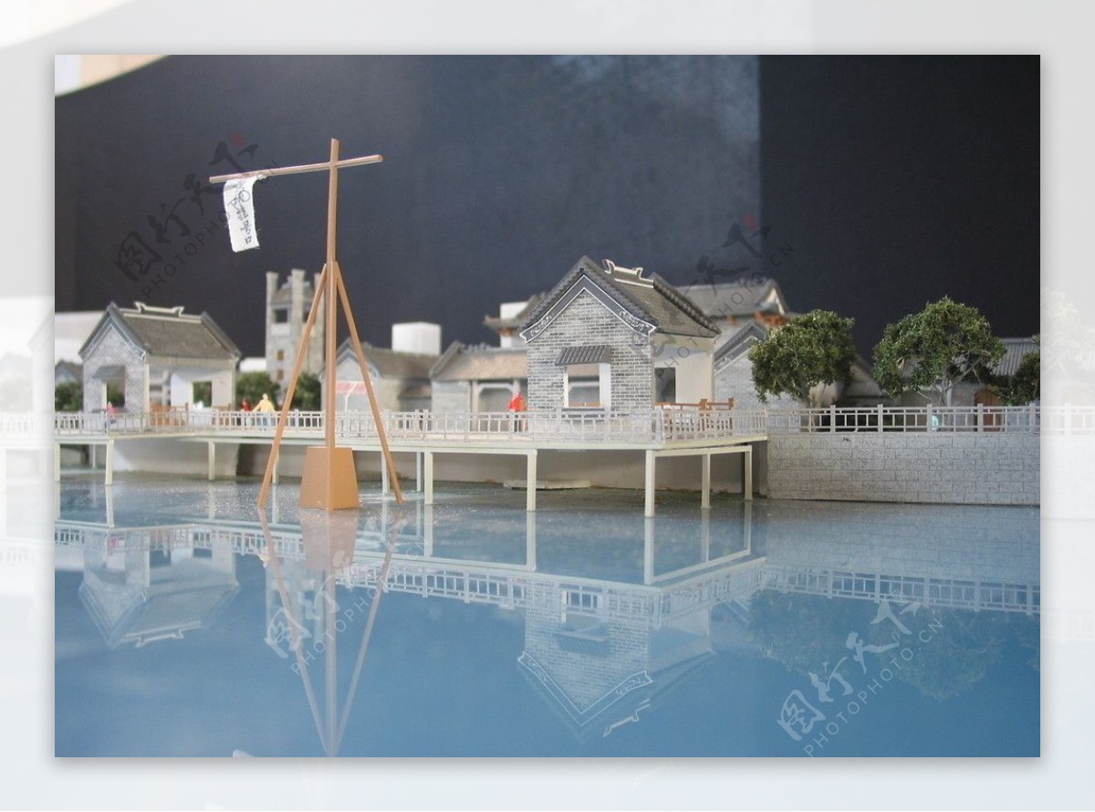 黄埔古港建筑模型图片