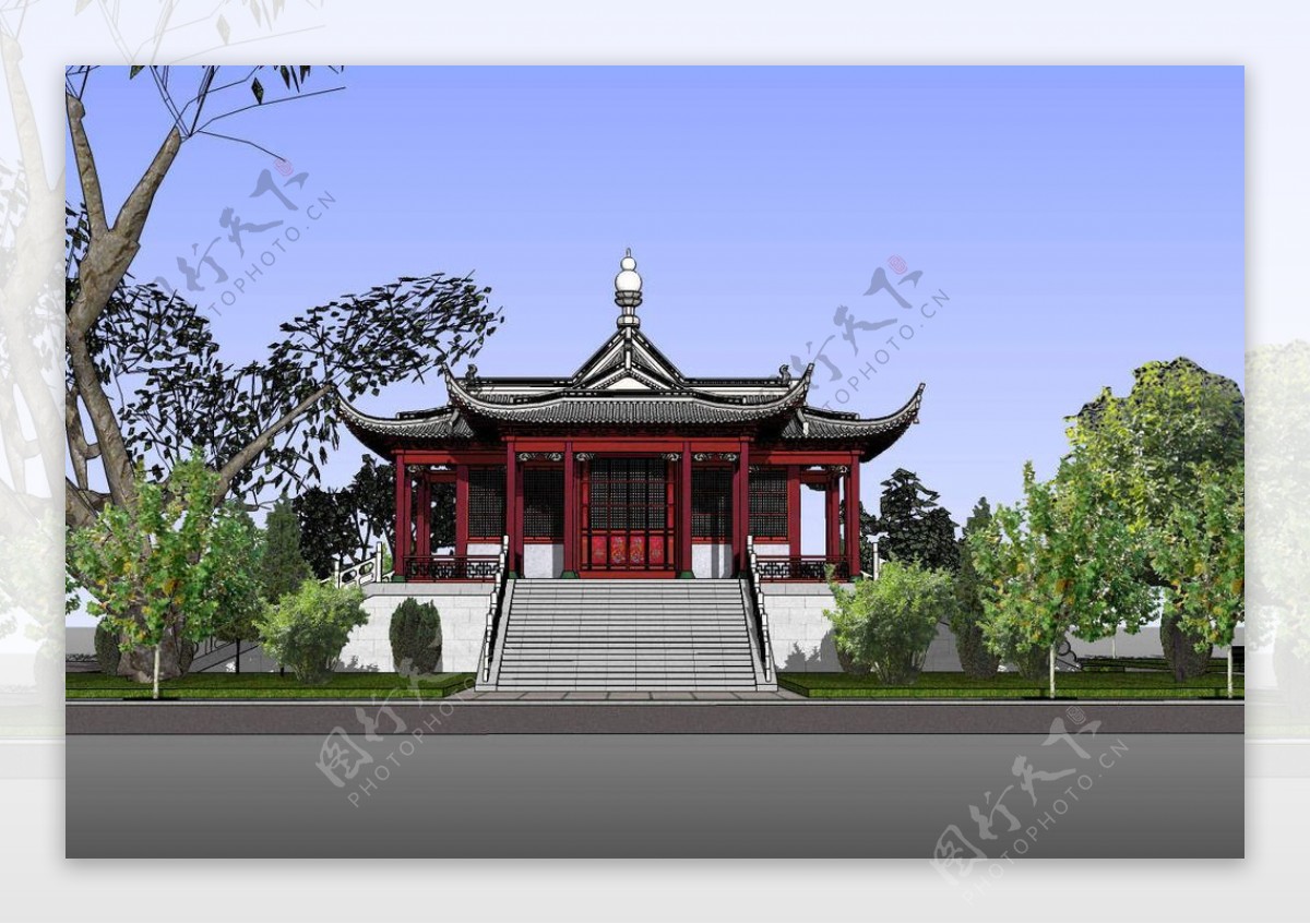 日本寺庙典范舍利殿最终稿图片
