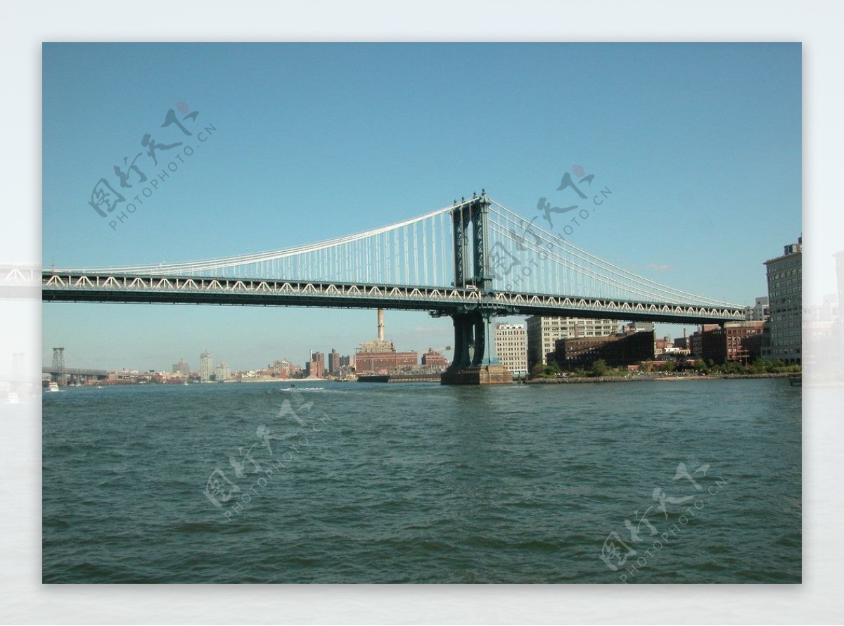 纽约曼哈顿大桥图片