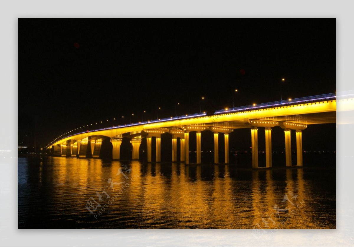 广州琶洲大桥夜景图片