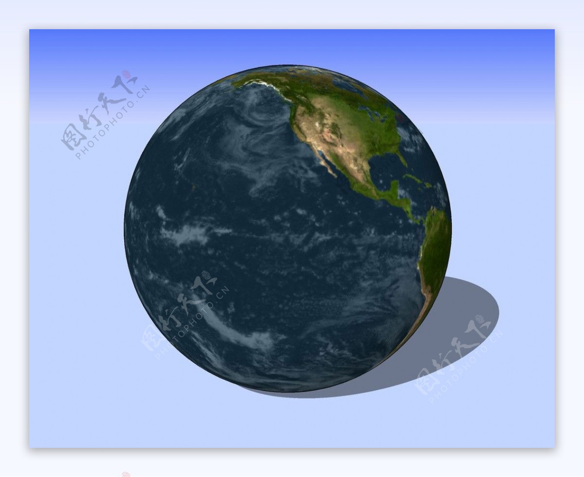 地球3D模型图片