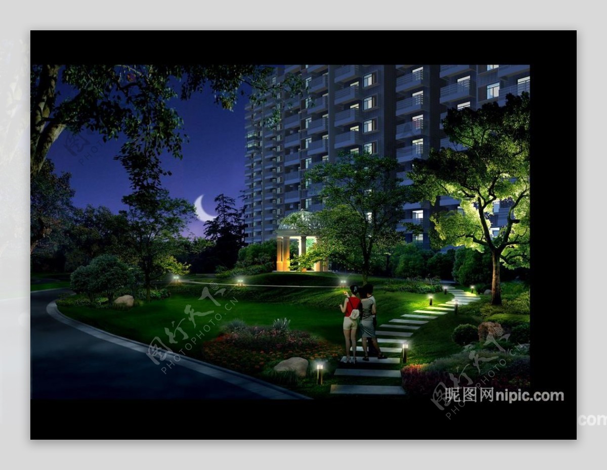 房地产规划设计效果图PSD素材图片